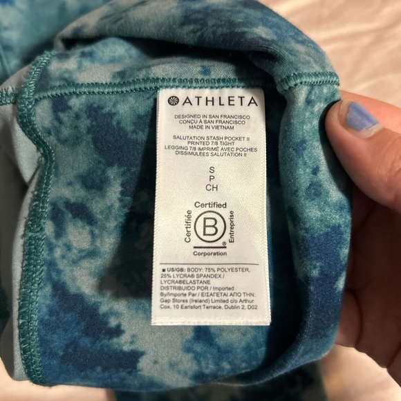 Athleta Stash Pocket 7/8 Leggings Size S - Picture 4 of 5